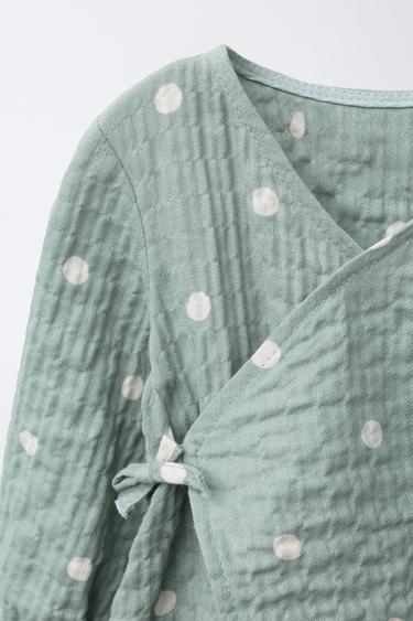 COMBINAISON À POIS - Vert d'eau de Zara - Image 2