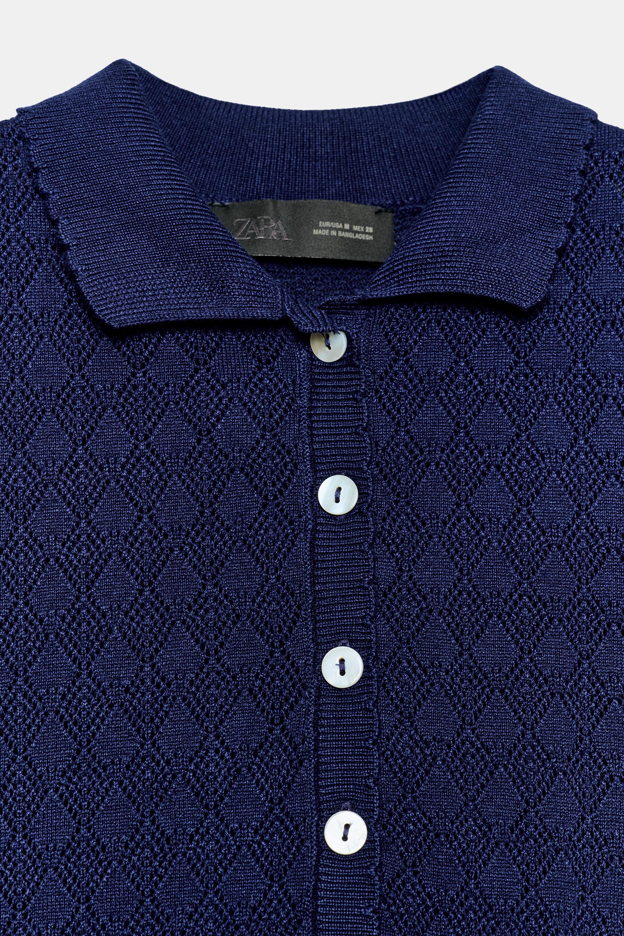 Женские кардиганы Zara SHORT SLEEVE CARDIGAN — фото 7