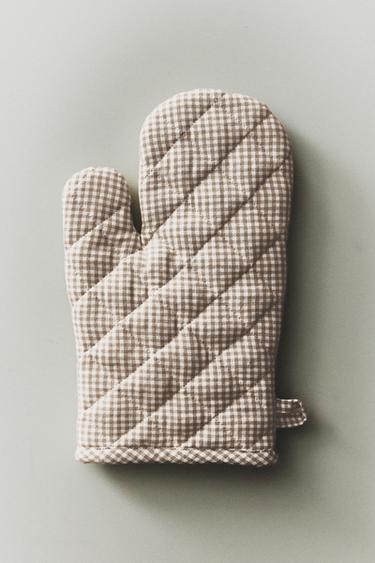 GANT DE CUISINE CARREAUX VICHY - Beige de Zara - Image 5