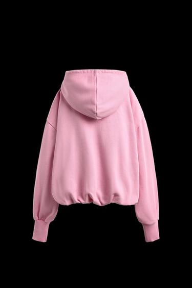 AGES 7-14/ HARRY LAMBERT FOR ZARA X DISNEY HOODIE WITH TEXT PRINT - Pink by Zara
