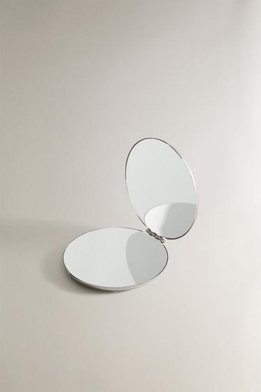 PETIT MIROIR MAQUILLAGE - Argent de Zara - Image 1
