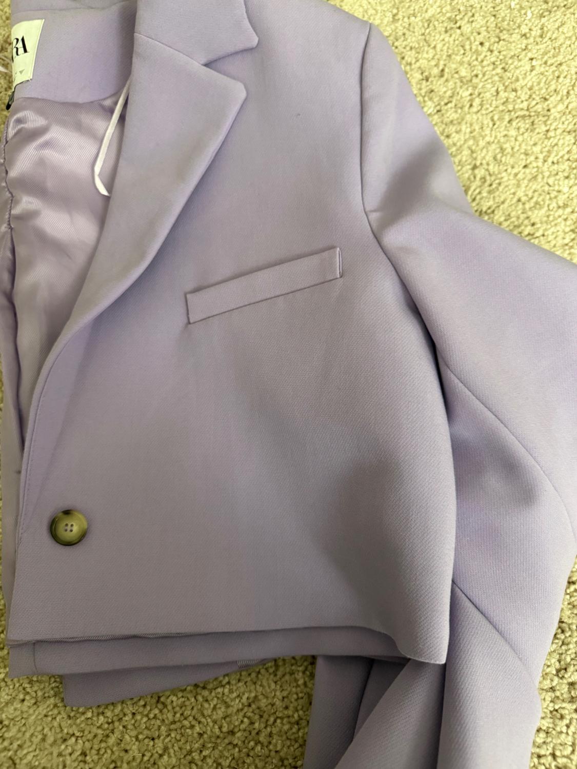CROPPED BUTTONED BLAZER - Image 3
