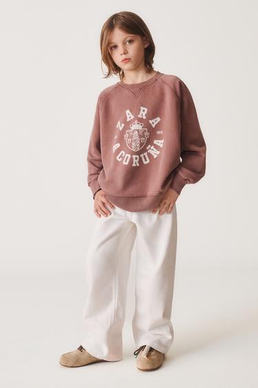 1/2-6 YEARS/ VARSITY 50TH ANNIVERSARY SWEATSHIRT - Brown by Zara - Image 0