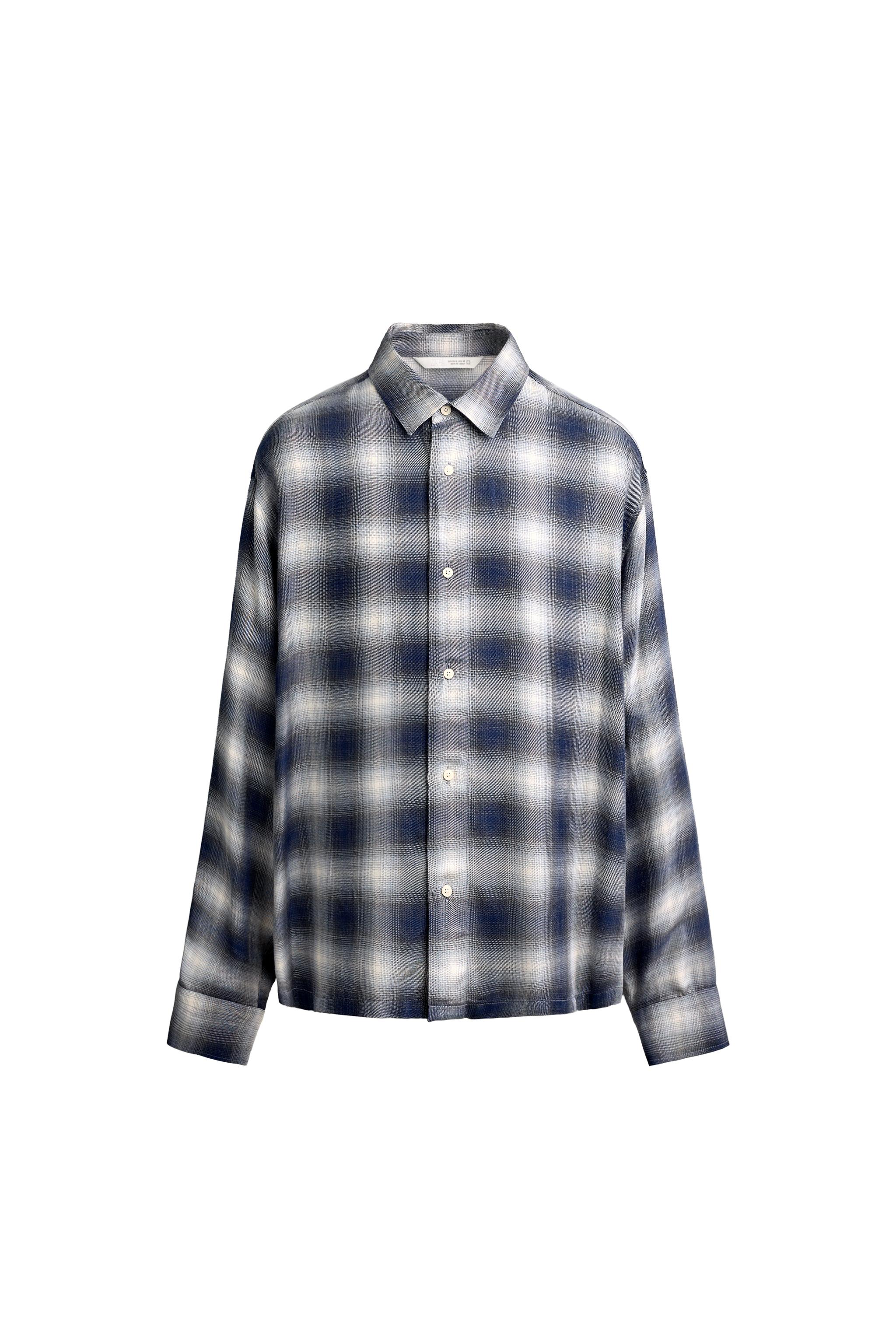 CAMISA FLUIDA CUADROS
