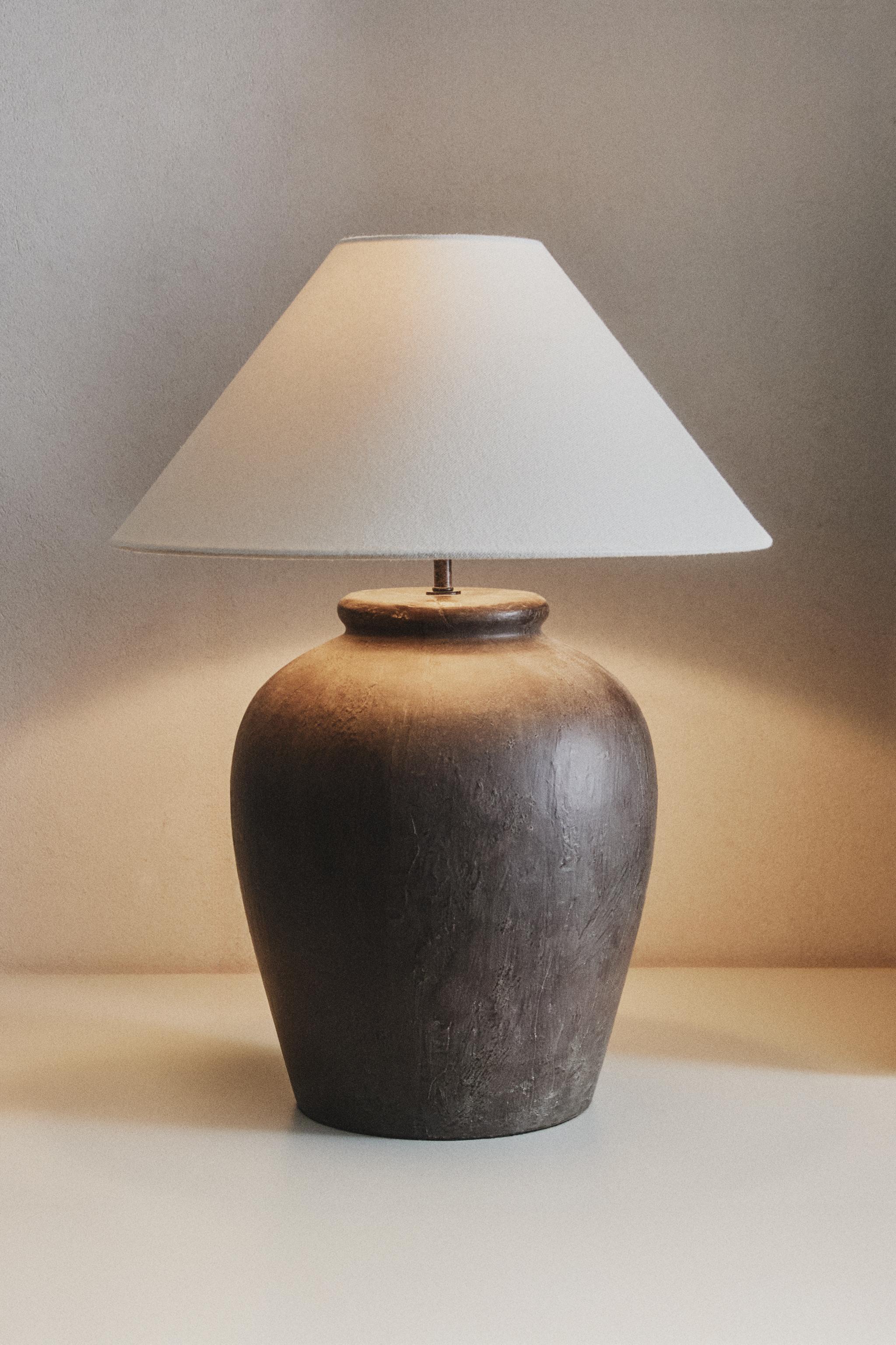 LAMPE DE TABLE BASE CÉRAMIQUE