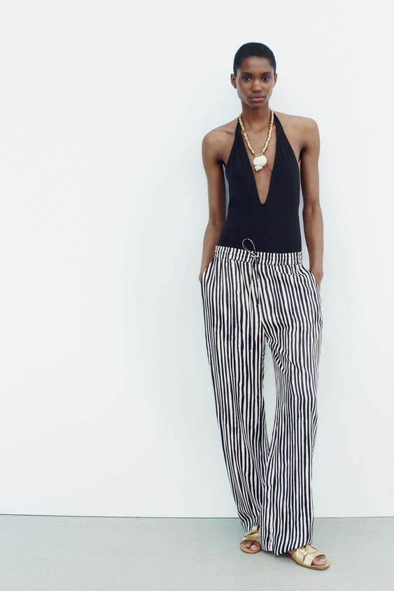Zara Womens Cargo Abstract Print Pants White Multi Colored Size Small -  Shop Linda's Stuff