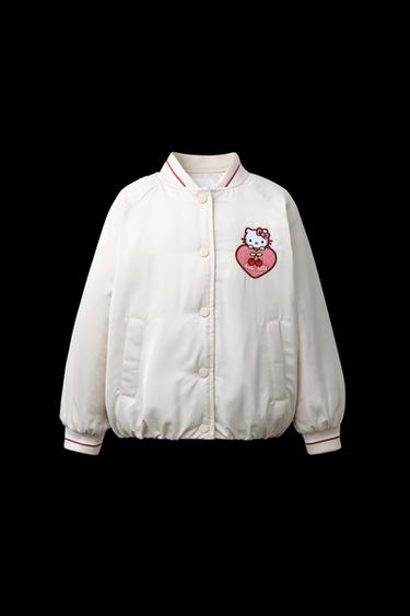 Zara HELLO KITTY © SANRIO BOMBER JACKET - Ecru - Image 0