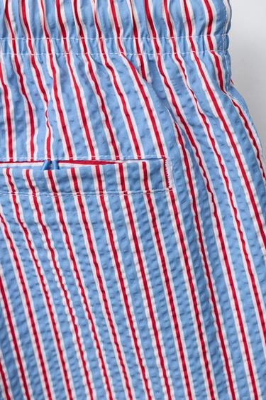 1-6 YEARS / STRIPED SWIM SHORTS - Red by Zara - Image 3
