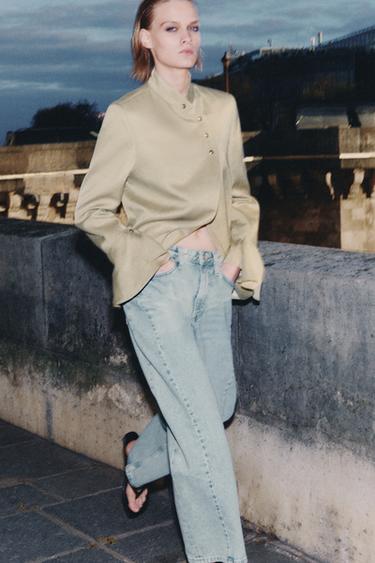 ZW COLLECTION LIMITED EDITION RUFFLE BLAZER - Beige by Zara