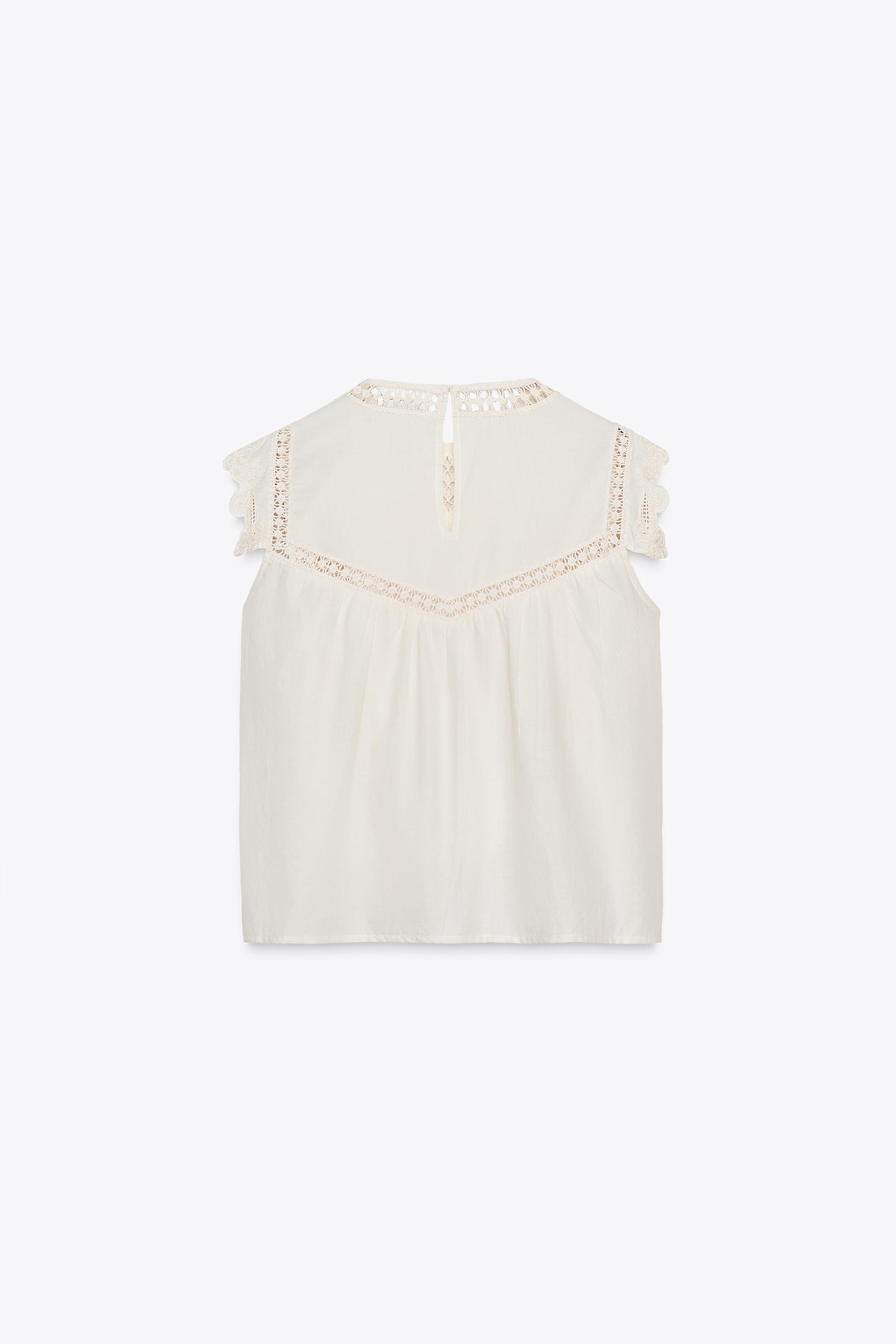 sara品です ZW COLLECTION SHIRT WITH RUFFLED CHEST - White | ZARA South Africa