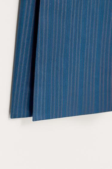 FLARE-HOSE MIT STREIFEN – LIMITED EDITION - Mittelblau von Zara
