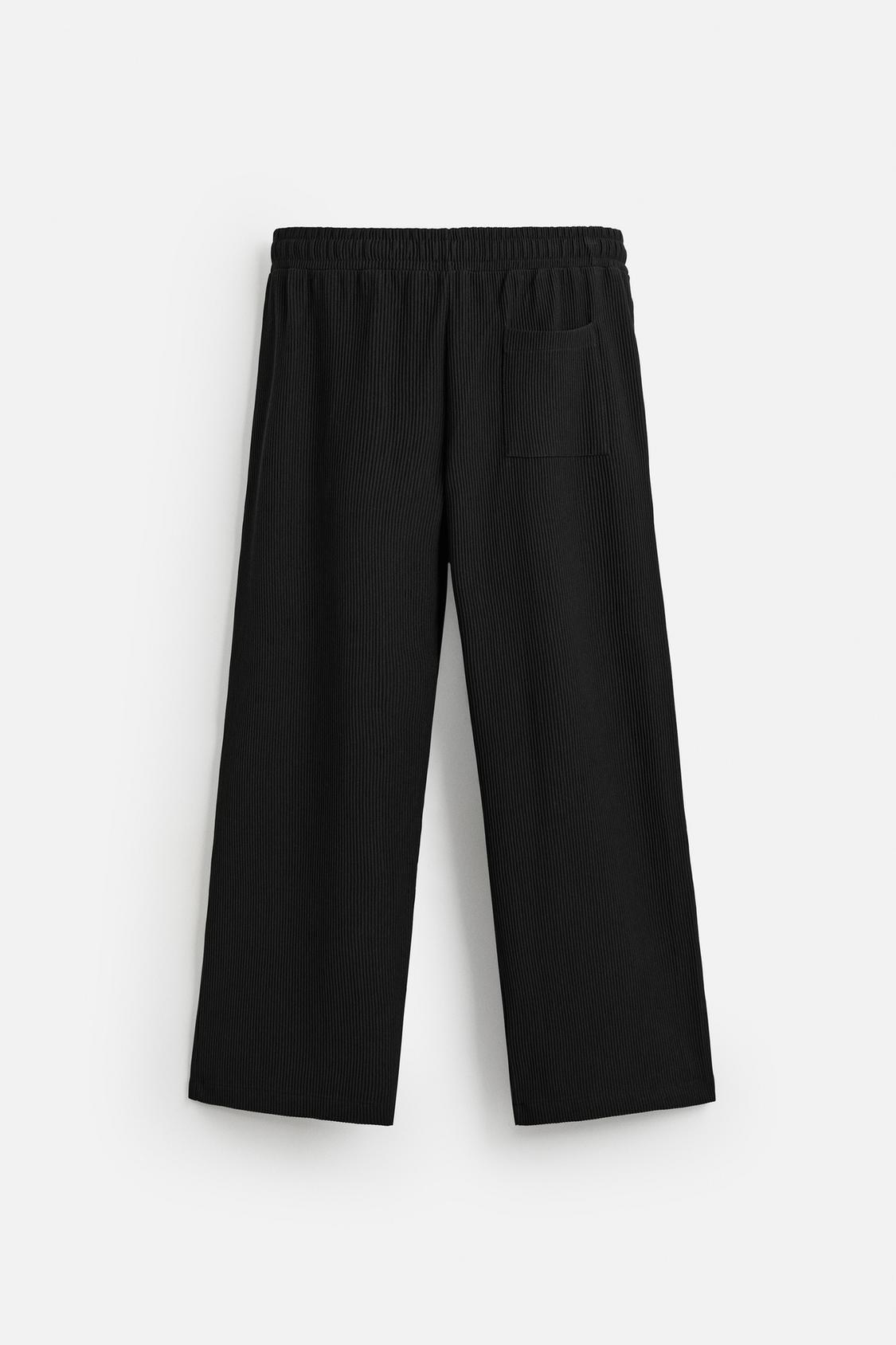 VERTICAL TEXTURED JOGGER PANTS