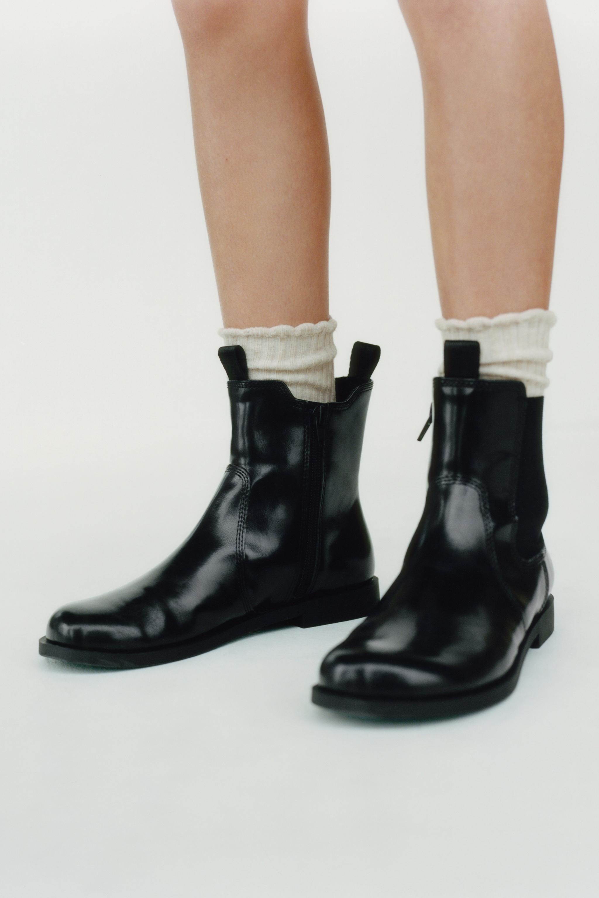 CHELSEA ANKLE BOOTS - Black | ZARA Hungary / Magyarország CHELSEA ANKLE BOOTS - Black | ZARA Hungary / Magyarország