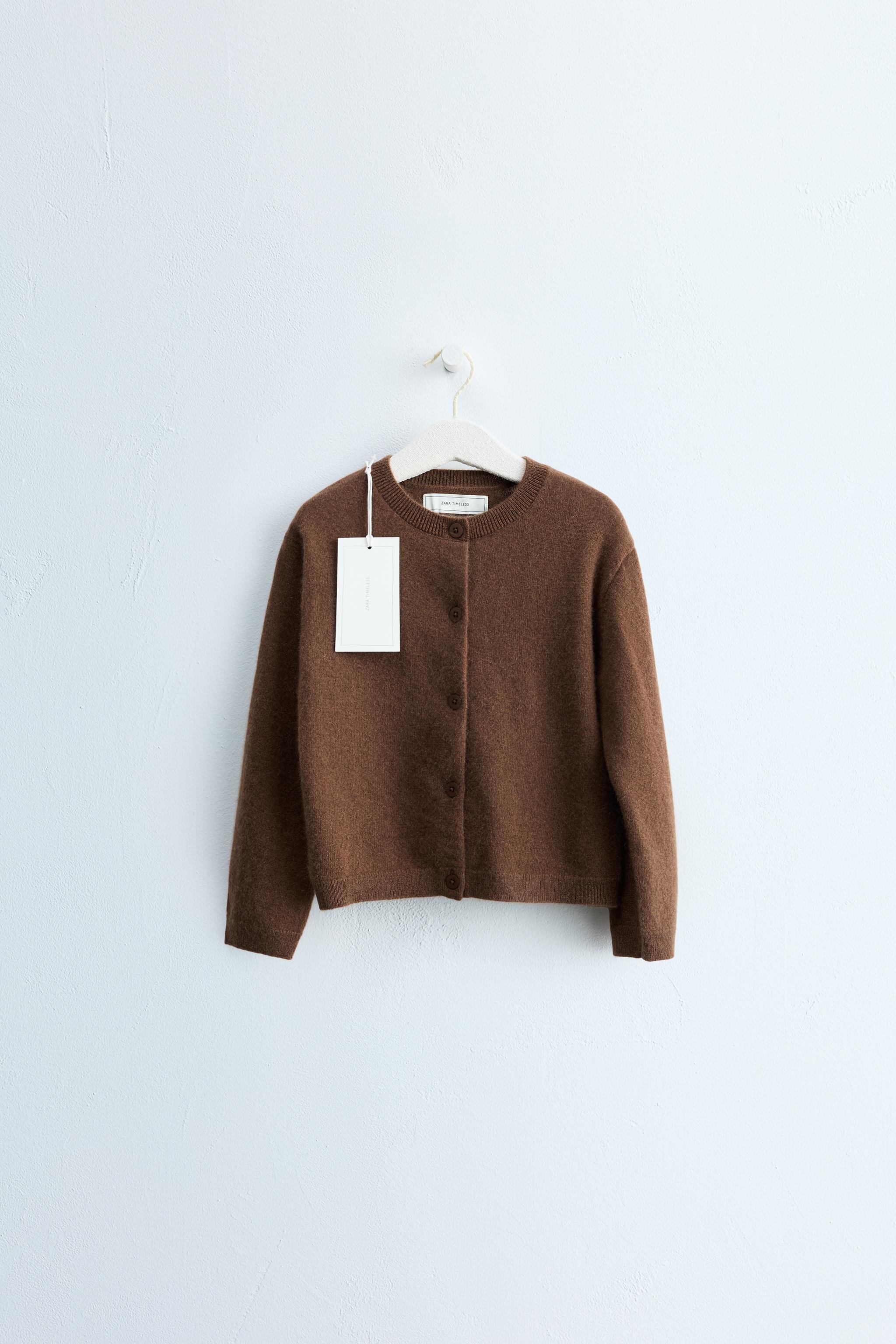 ZARA TIMELESS – GILET EN MAILLE 100 % CACHEMIRE
