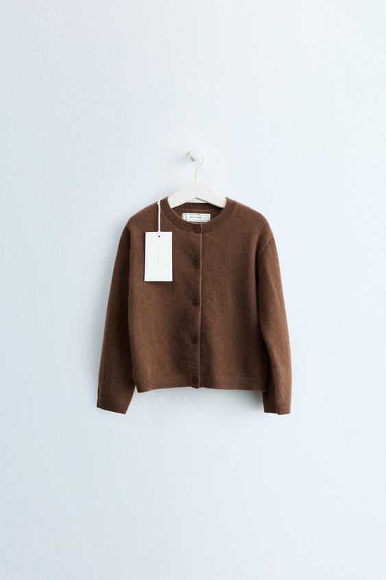 ZARA TIMELESS - 100% CASHMERE CARDIGAN - Brown de Zara - Imagen 0