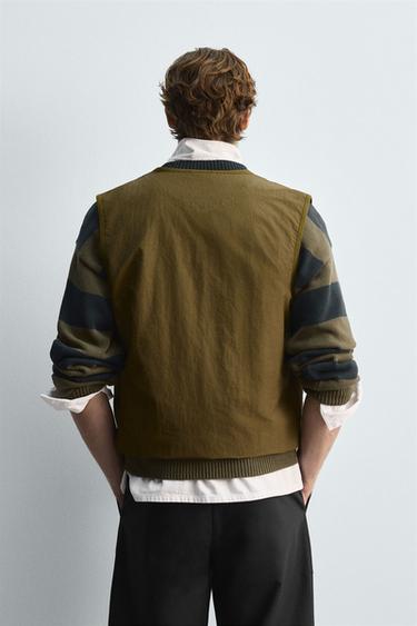 LIMITED EDITION TECHNICAL GILET - Khaki by Zara - Image 2