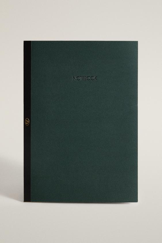 PRINTED A4 NOTEBOOK - Green by Zara - Image 0