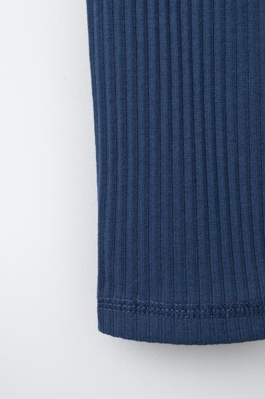 LEGGING LISSE À ÉTIQUETTE - Bleu roi de Zara - Image 3