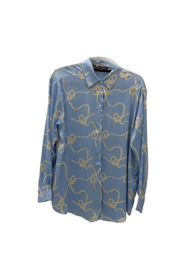 SATIN ROPE PRINTED SHIRT