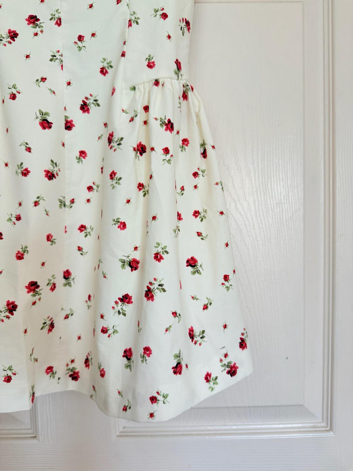 FLORAL PRINT VOLUME DRESS - Image 3