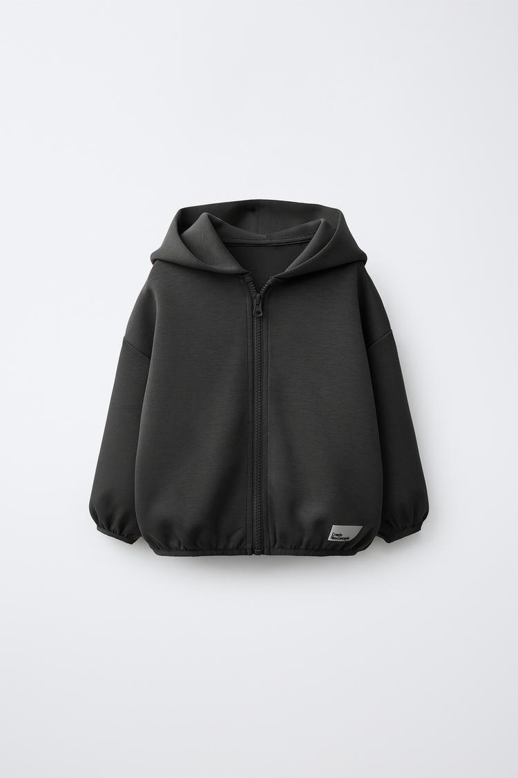 Sudadera cremallera interlock