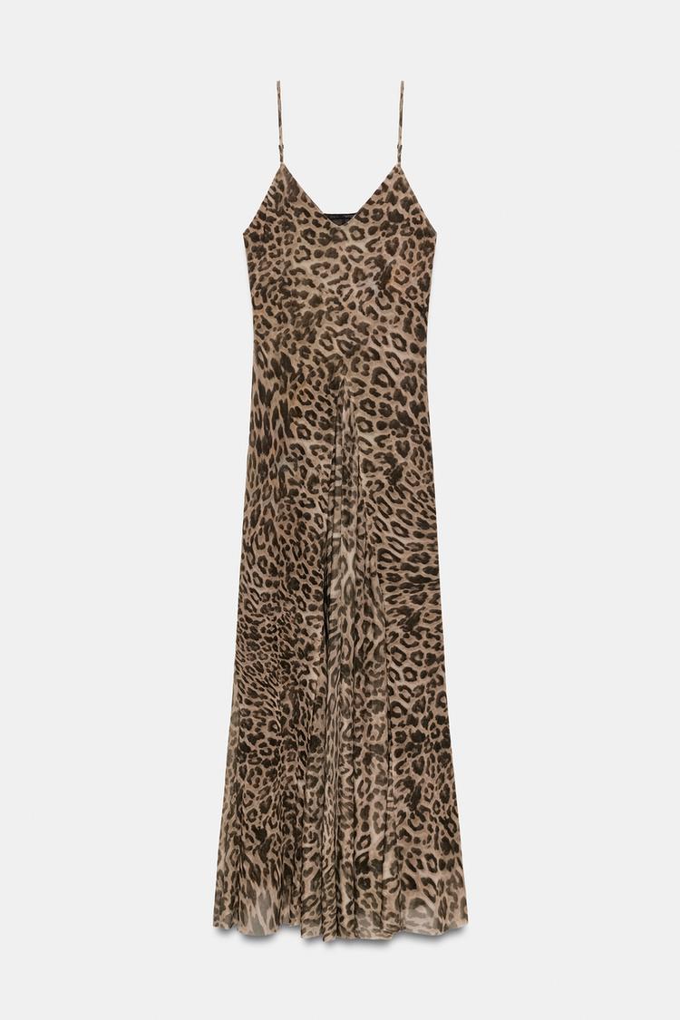 VESTIDO DE TUL CON ESTAMPADO ANIMAL 6