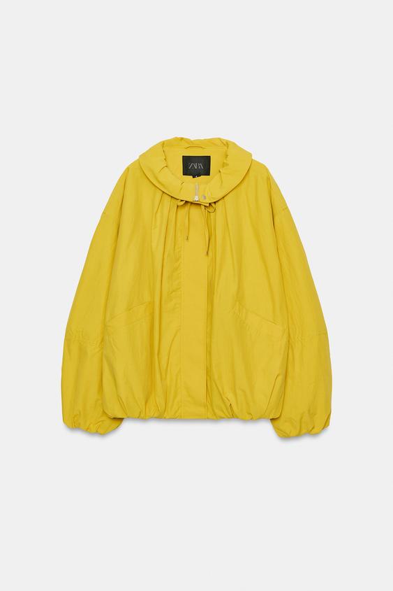 CAZADORA BOMBER ZW COLLECTION - Mostaza de Zara - Imagen 0
