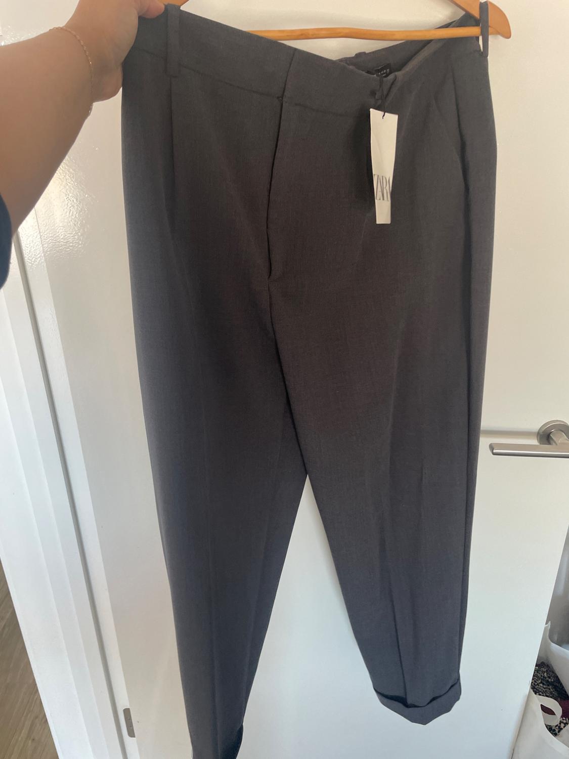 STRAIGHT-LEG TROUSERS WITH TURN-UP HEMS - Image 4