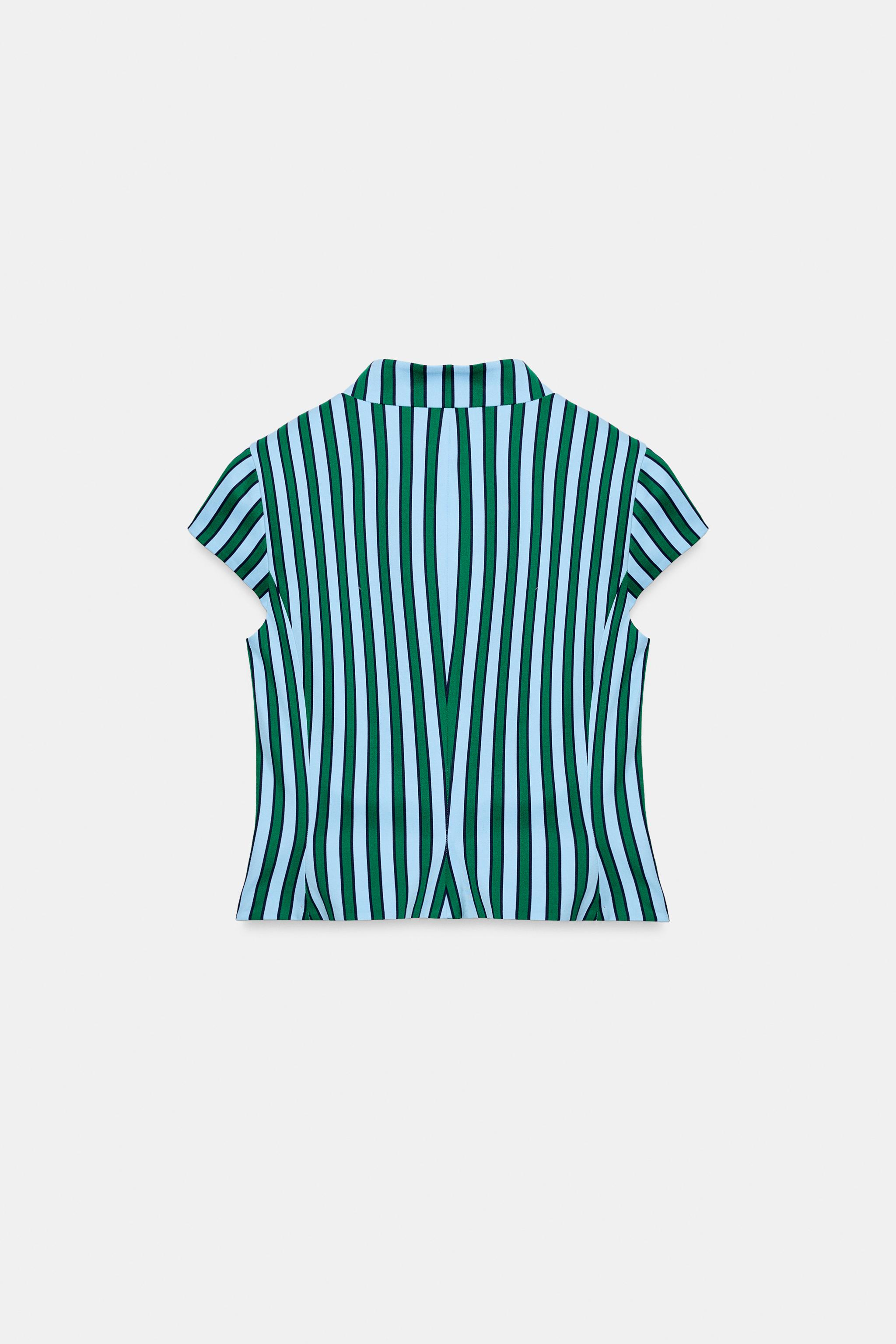 STRIPED FROG FASTENING TOP