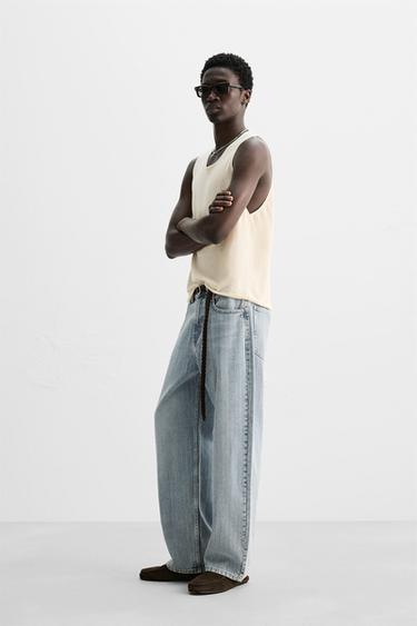 DÉBARDEUR EN MAILLE LÉGÈRE - Écru de Zara - Image 3
