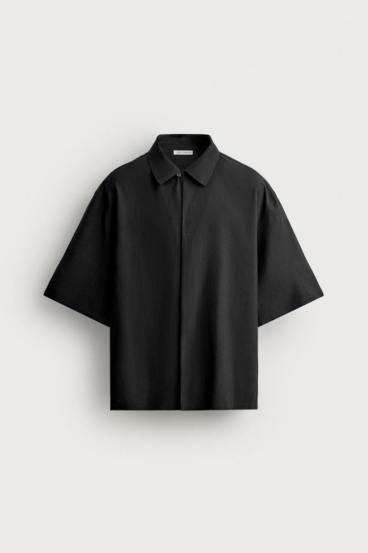Camisa fluida de corte relajado 7