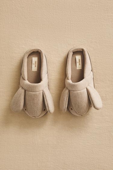 BUNNY SLIPPERS - Beige by Zara - Image 2