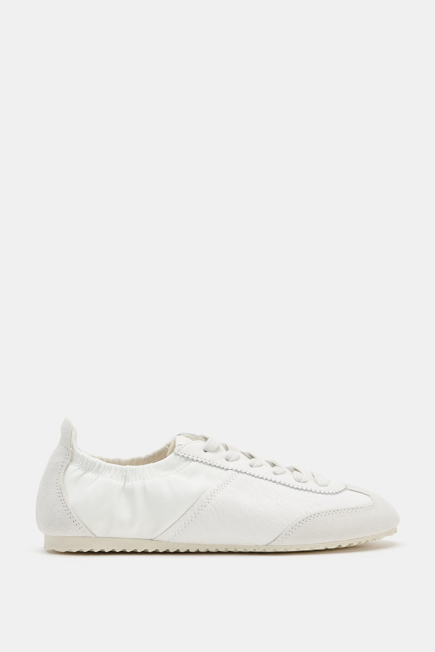 Женские кроссовки Zara Elastic Heel, цвет: Белый — фото 1
