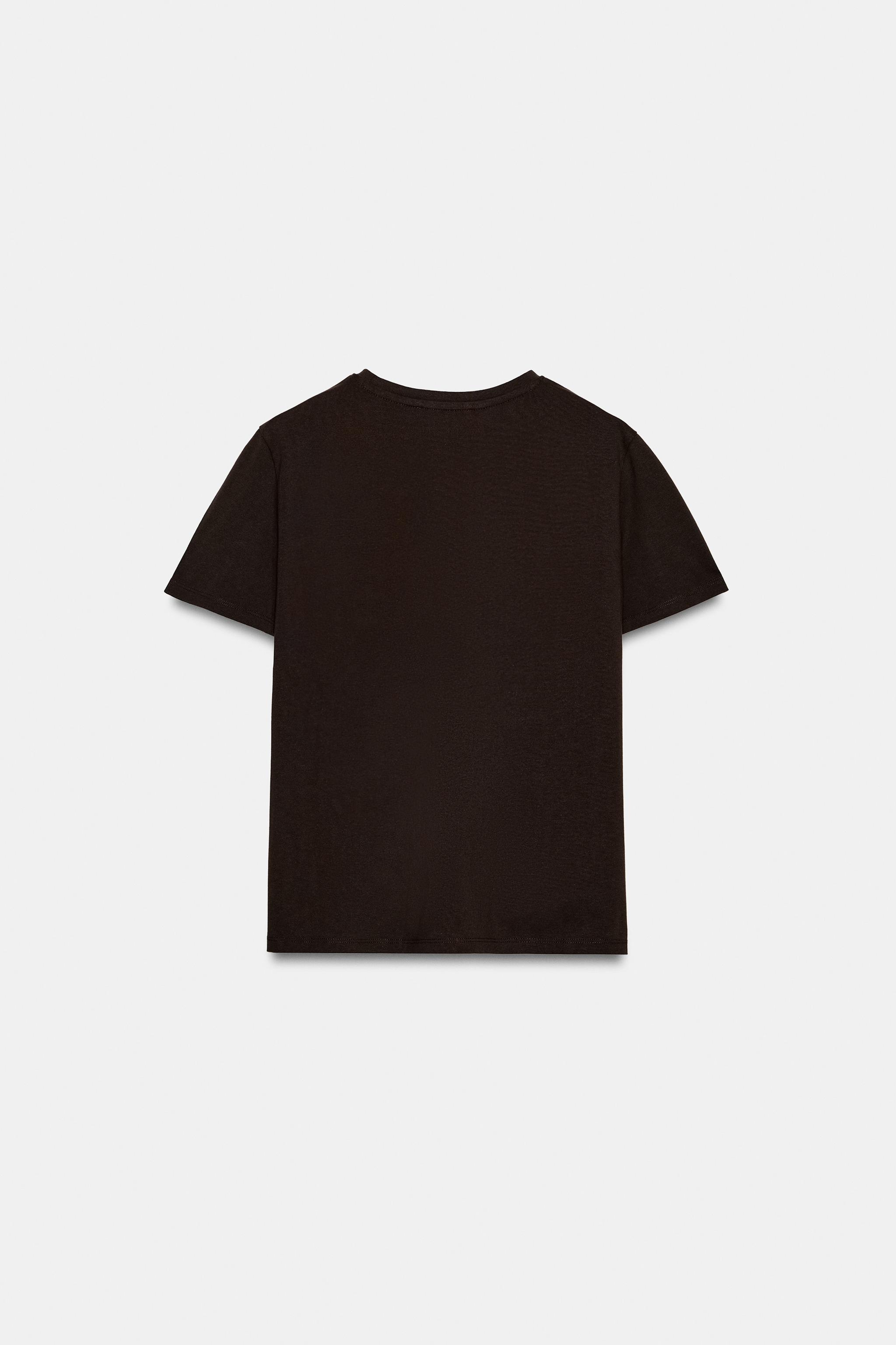 RUSTİK PAMUKLU T-SHIRT - Görsel 6