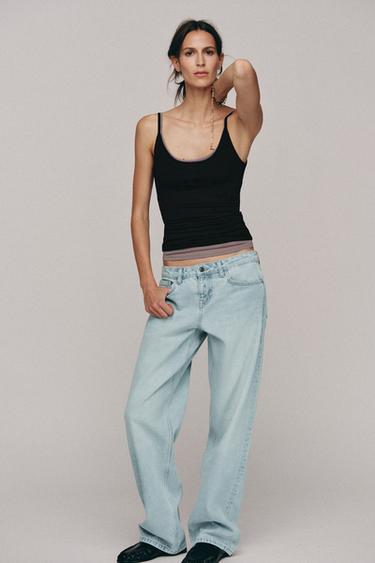 JEANS Z1975 REGULAR VITA BASSA - Blu chiaro di Zara