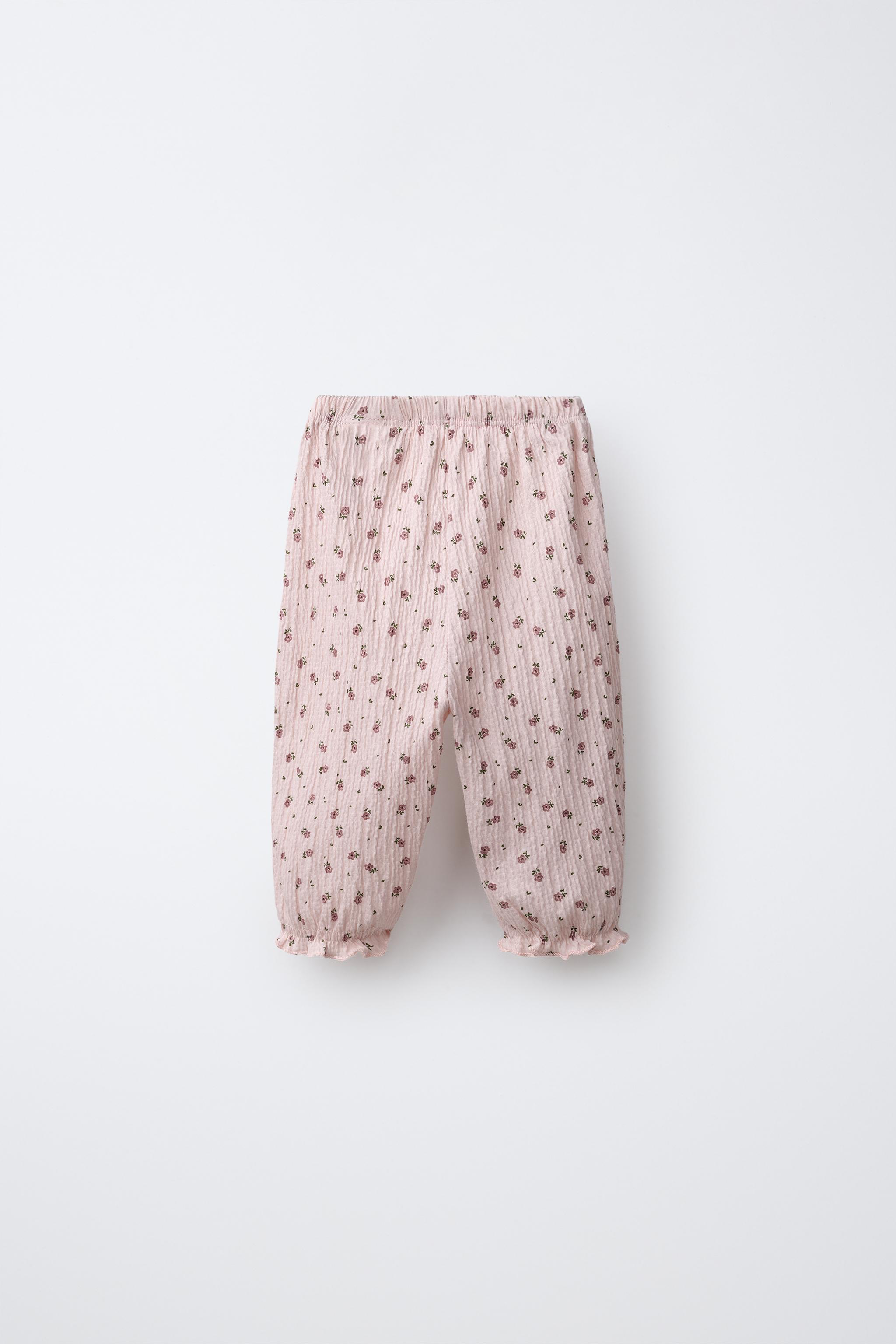 PANTALON TEXTURE FLEURS