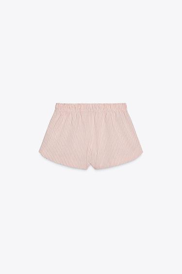 MINI STRIPE SHORTS - Peach by Zara - Image 6