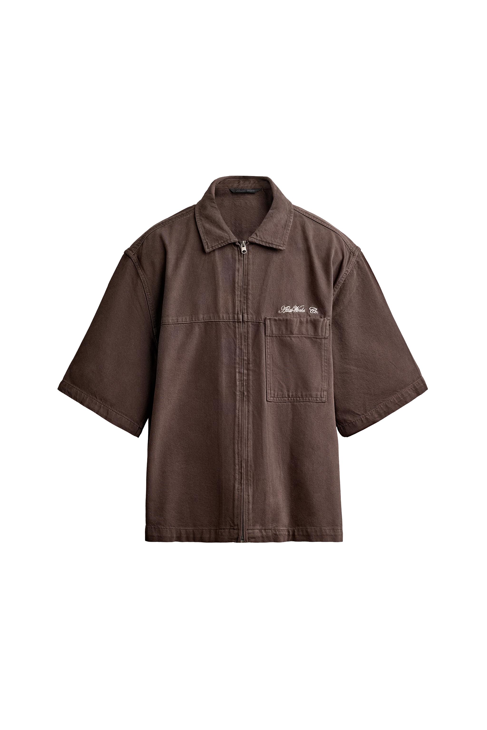 SOBRECAMISA RELAXED FIT CREMALLERA