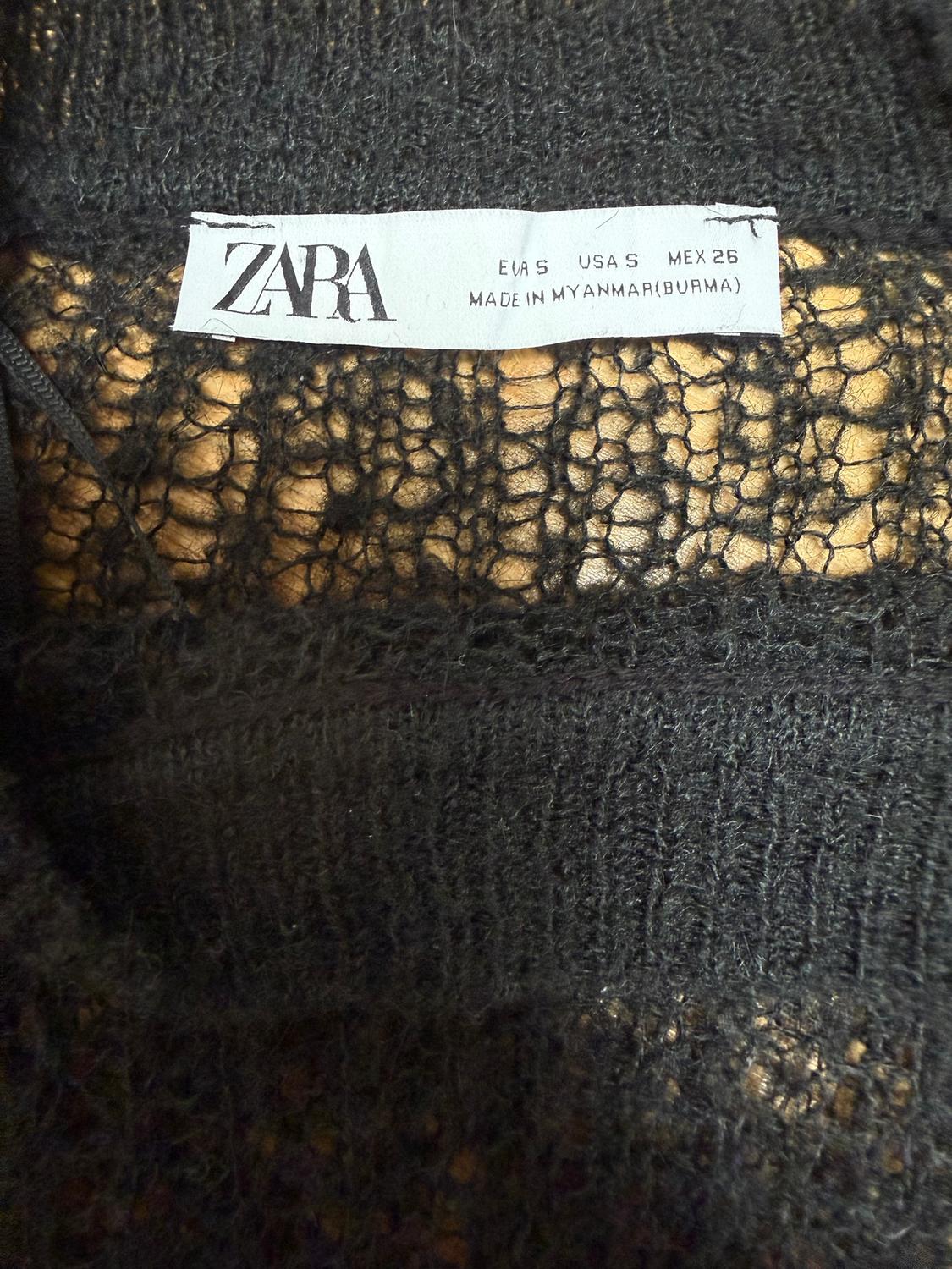 ALPACA BLEND OPEN-KNIT SWEATER - Image 3