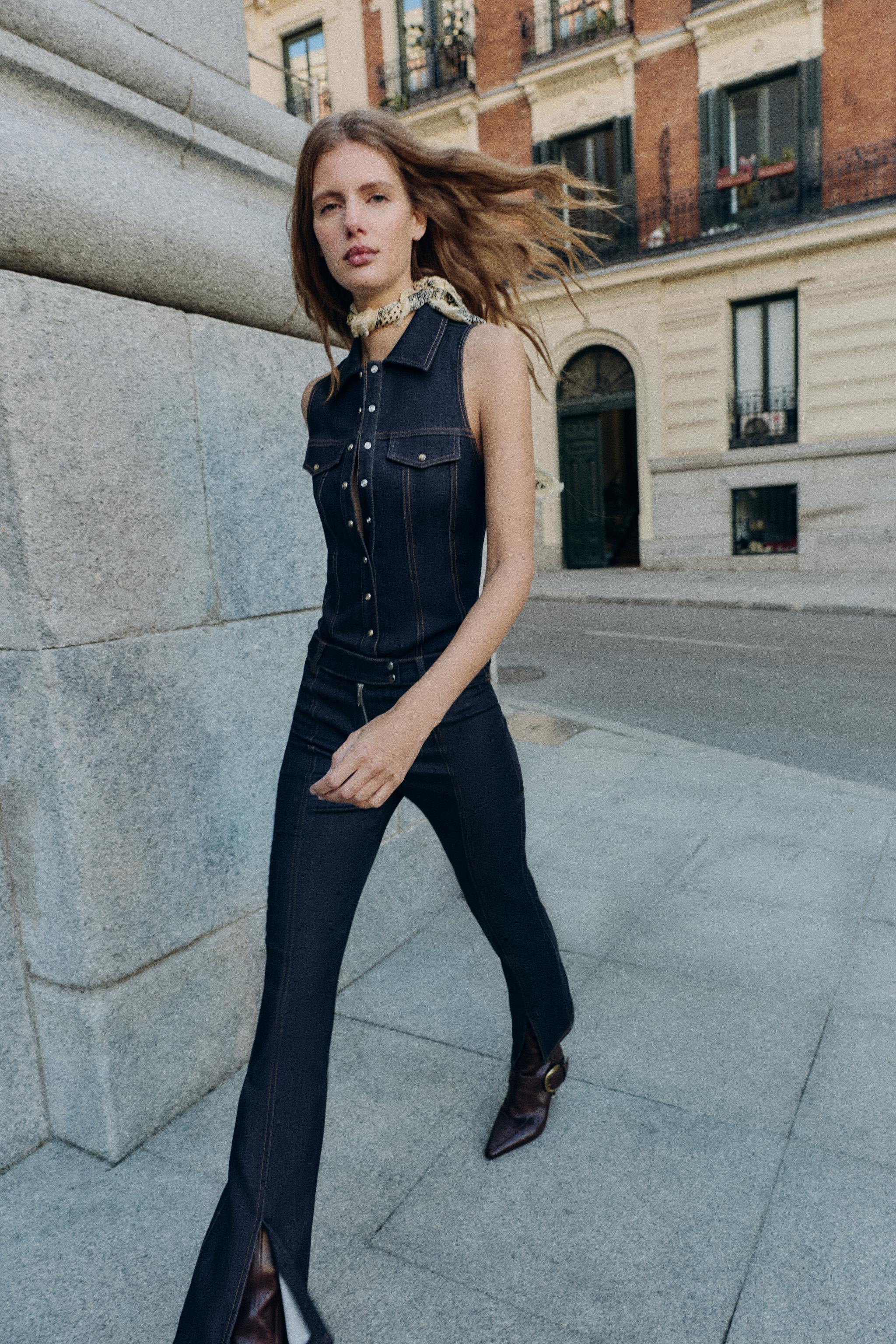 Z1975 FITTED DENIM BODYSUIT