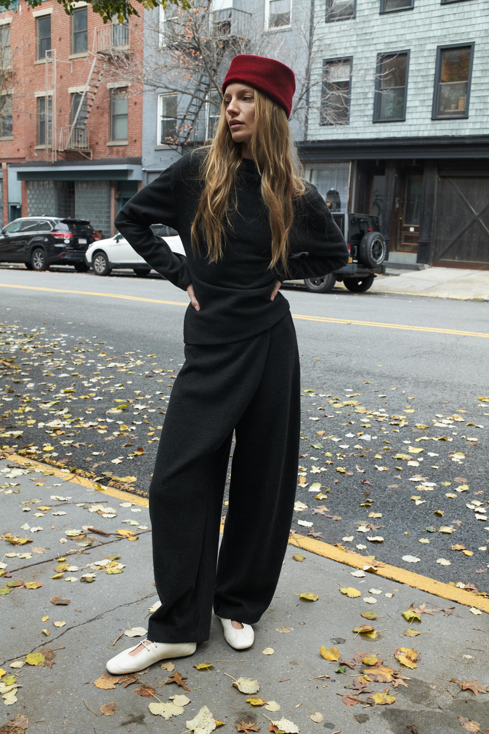 PANTALON BOUFFANT CROISÉ