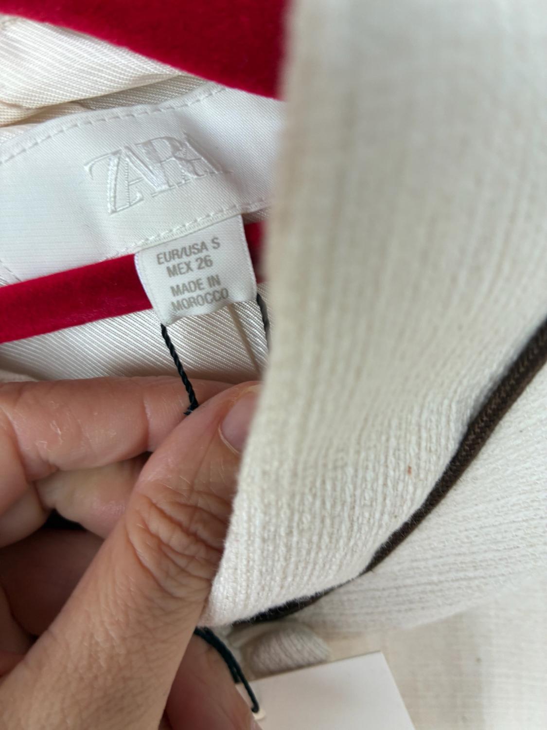 FITTED BLAZER WITH CONTRAST PIPING - Image 3