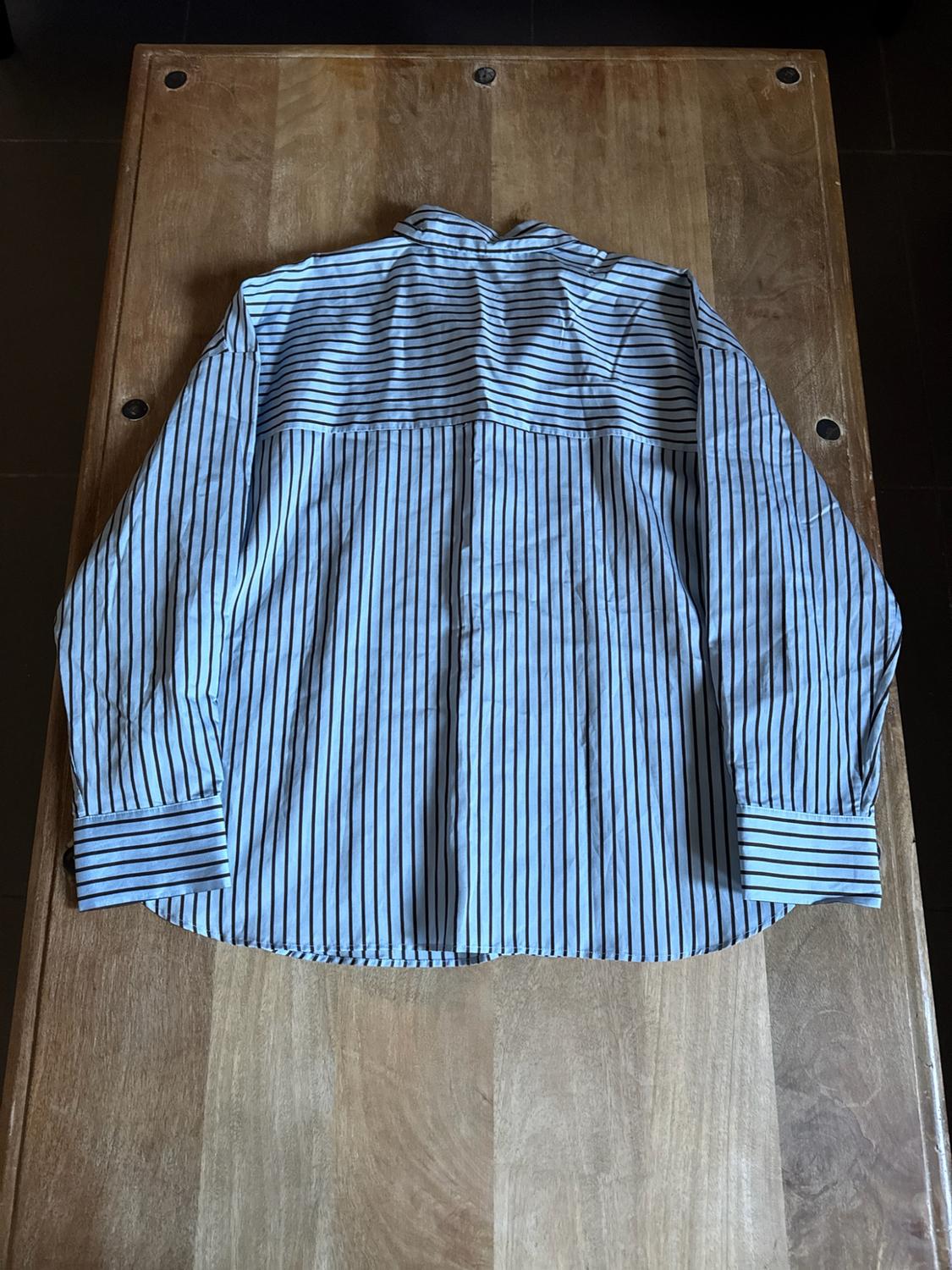 OVERSIZE STRIPED POPLIN SHIRT - Image 2