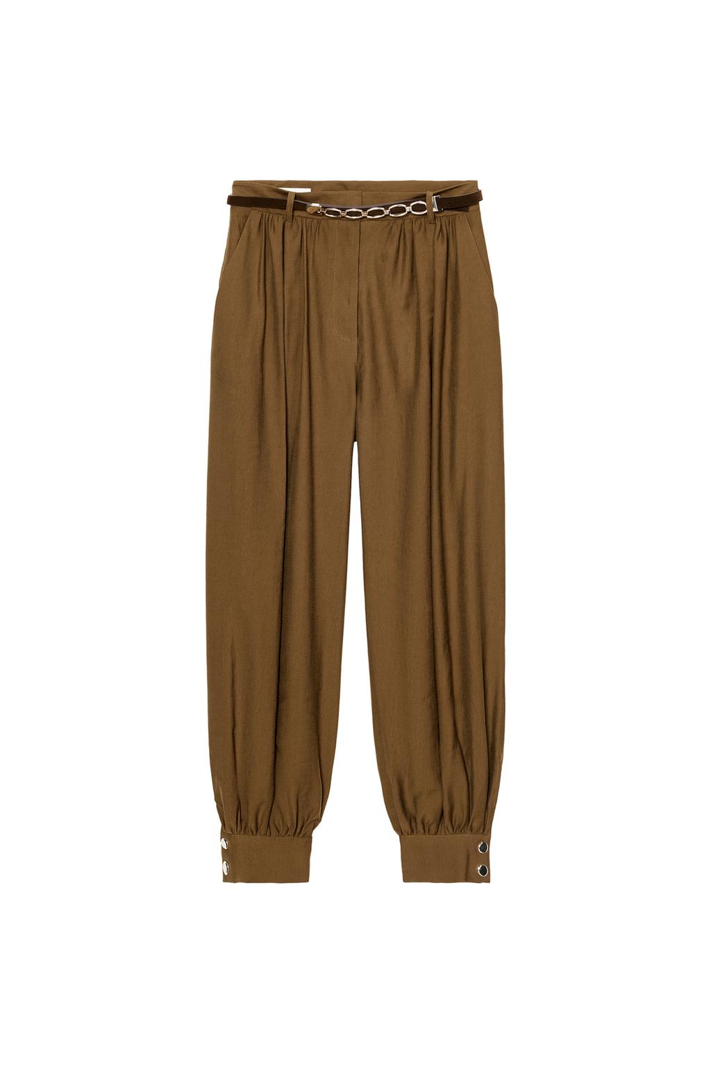 CHAIN BELT BALLOON PANTS - image 3