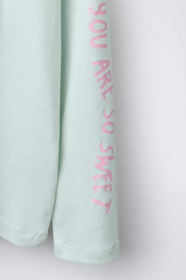 6-14 ANS/ PYJAMA GÂTEAU EFFET FOURRURE - Vert d'eau de Zara - Image 6