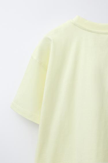 WAVE PRINT T-SHIRT - Yellow by Zara - Image 3