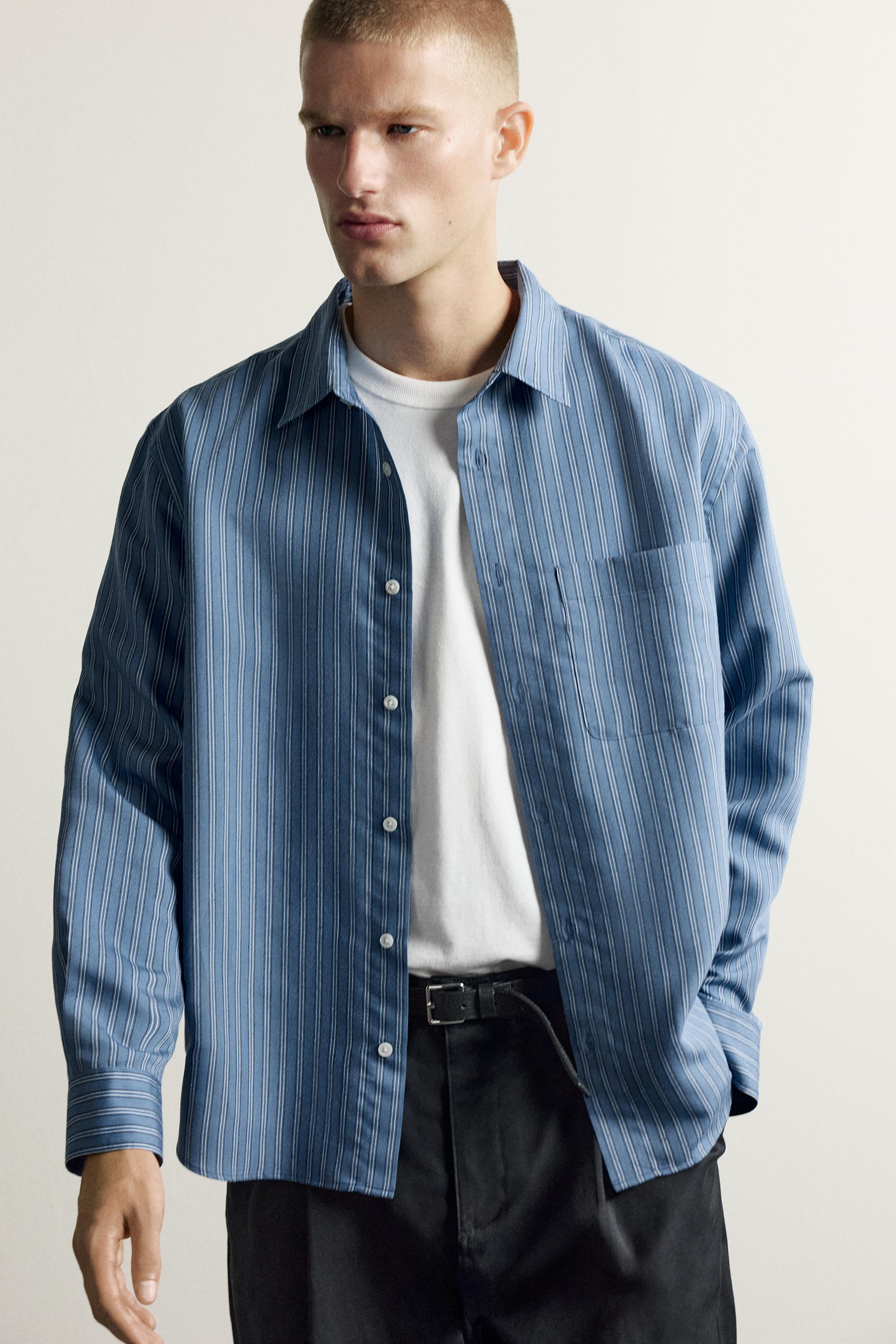 chemise fluide rayures