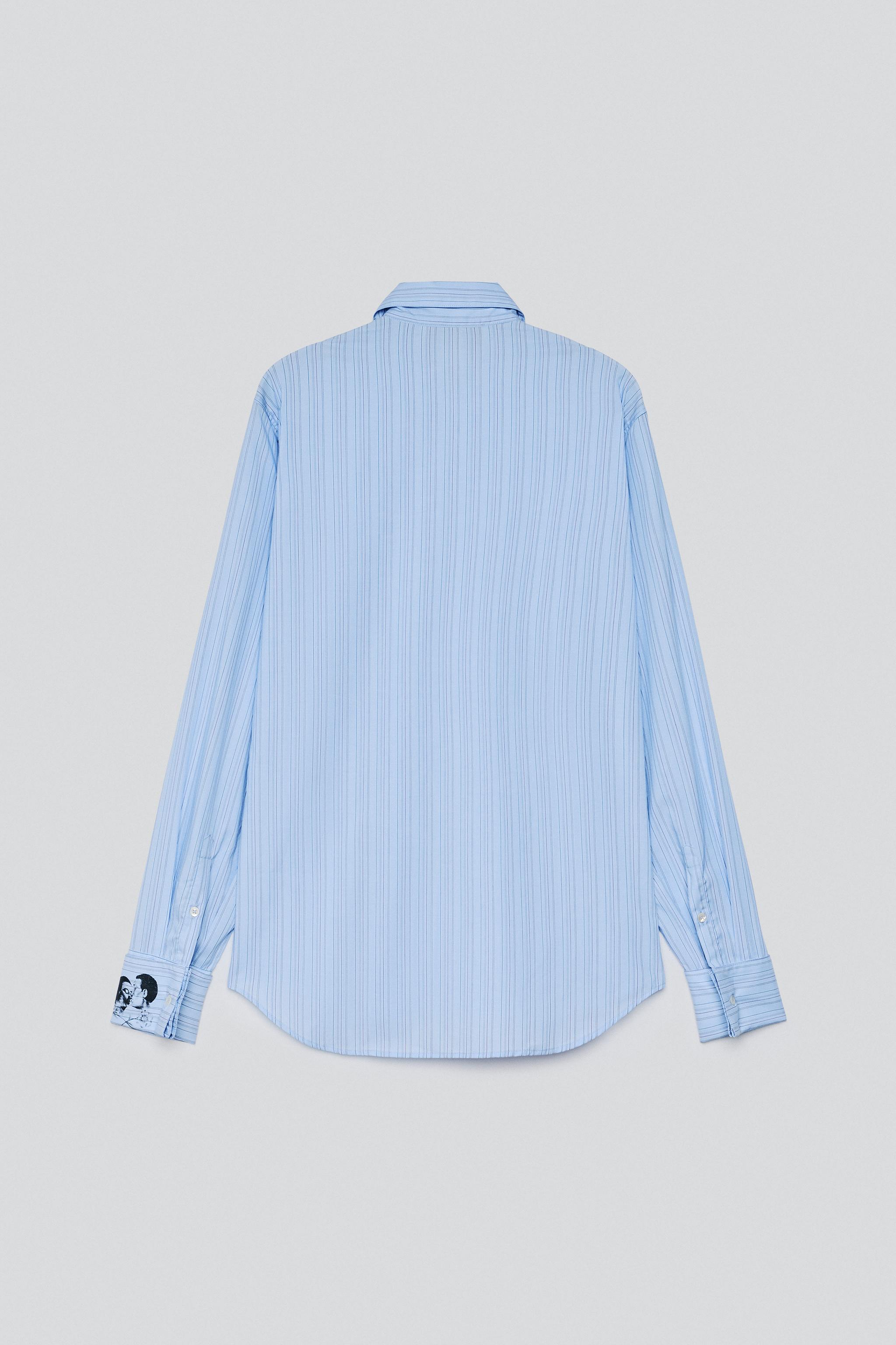 CHEMISE REGULAR FIT RAYURES IMPRIMÉ