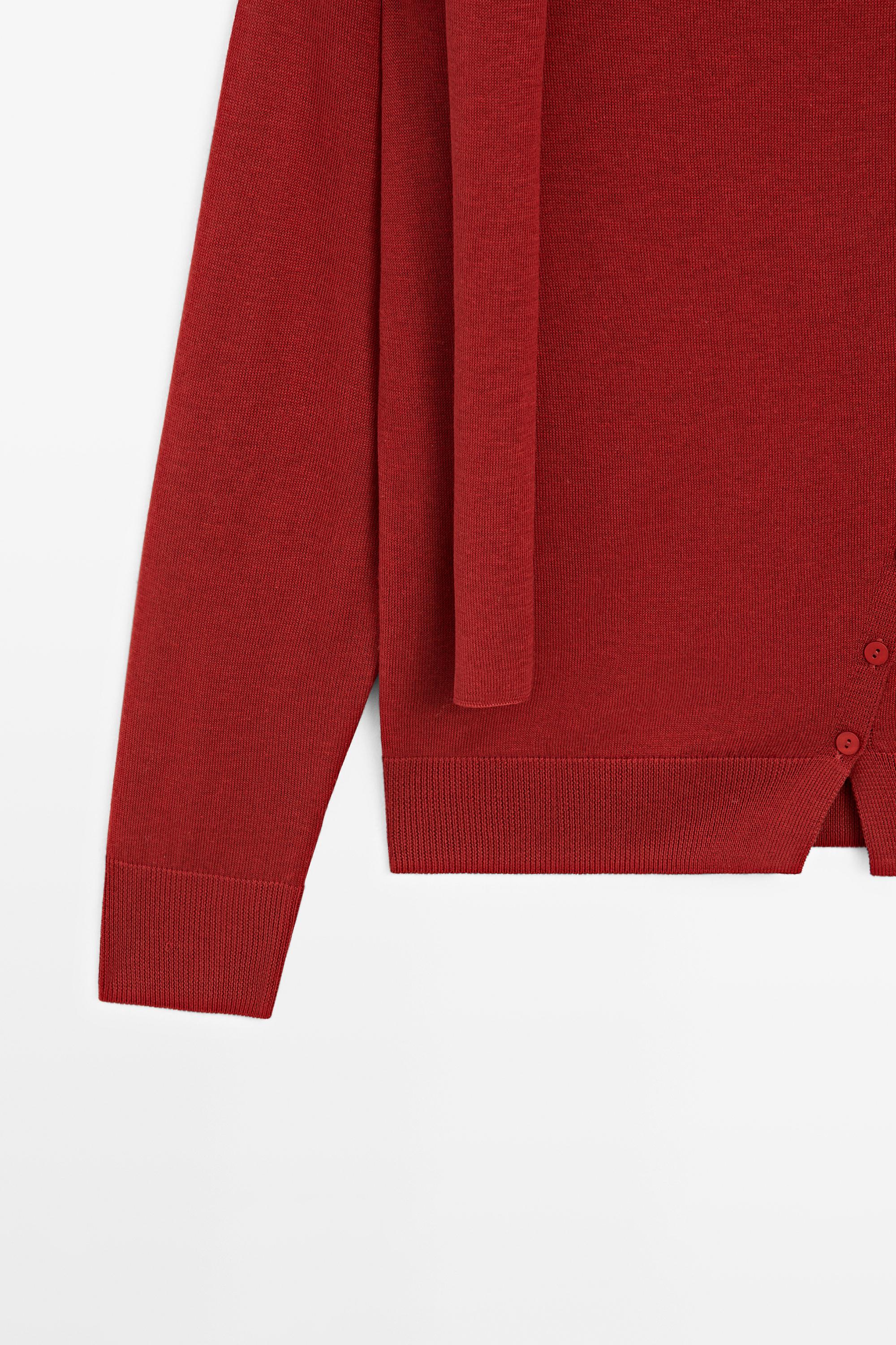Cardigan à détail boutonnage avec écharpe