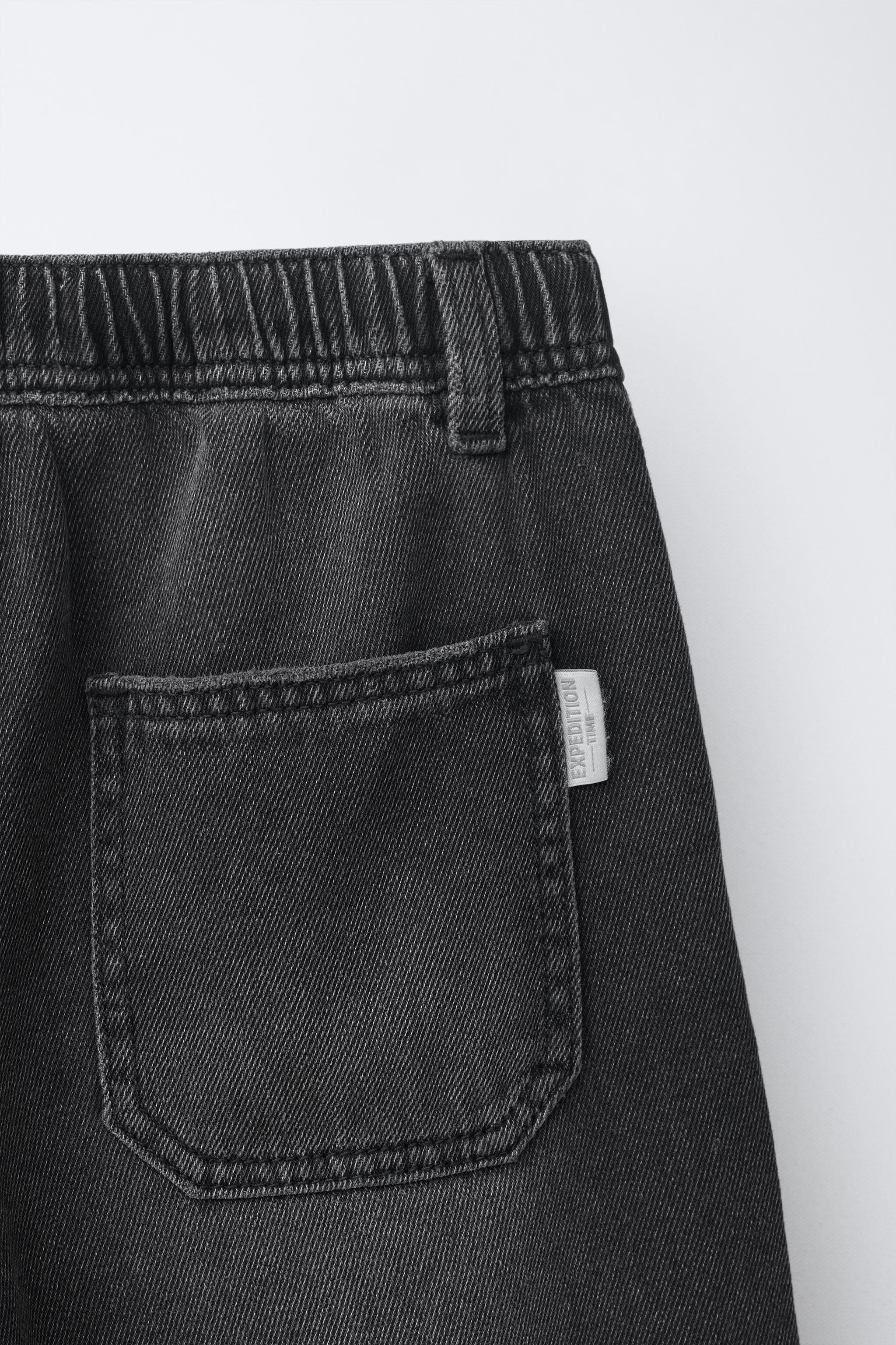 Детские шорты Zara FLOWY DENIM SHORTS — фото 4